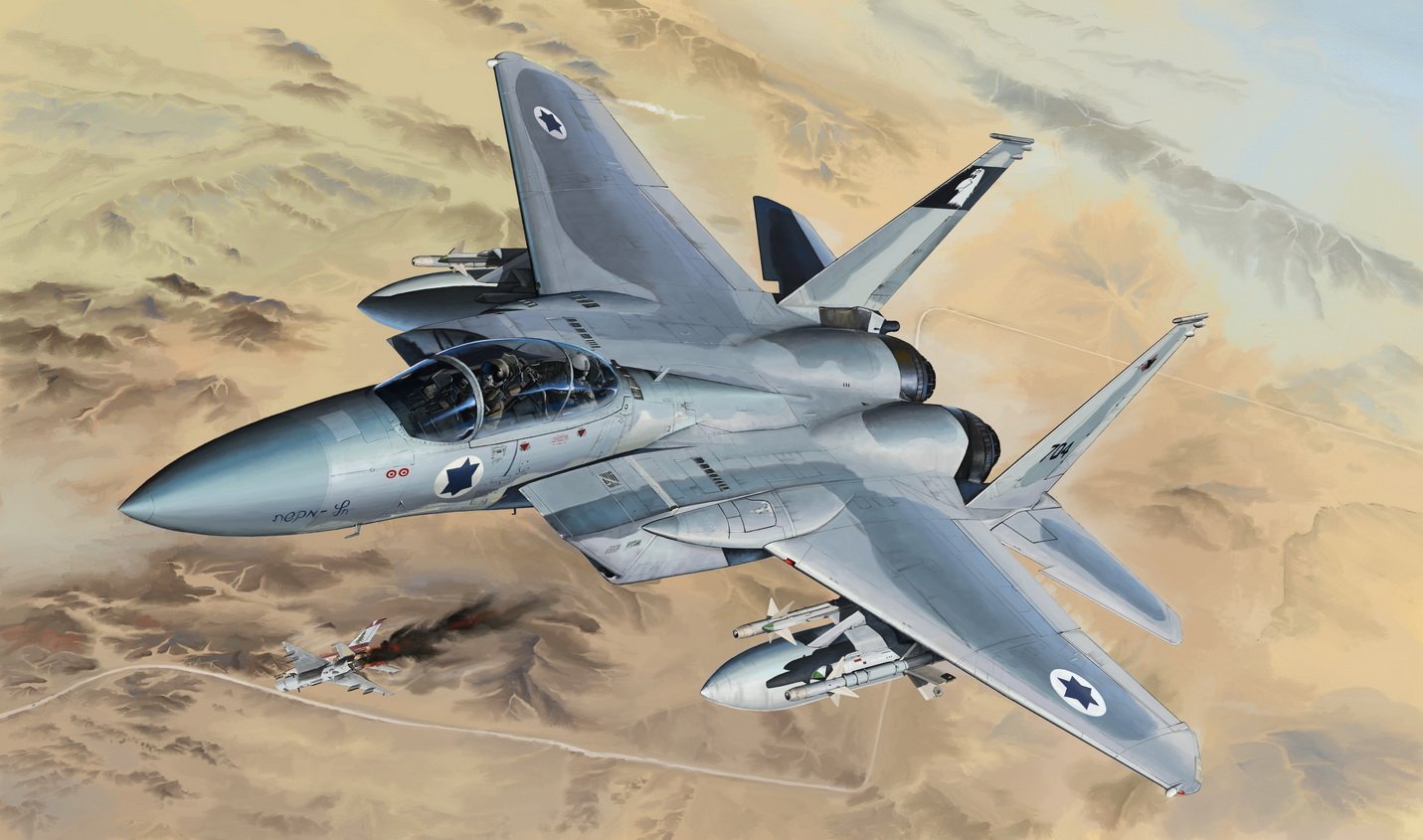 Amazon.com: Great Wall Hobby F-15B/D U.S.A.F and Israeli - 2-in-1